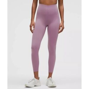 Lululemon Glow Up HR Tight 25" Lavender Lux Purple Size 12 Running Leggings NWT‎